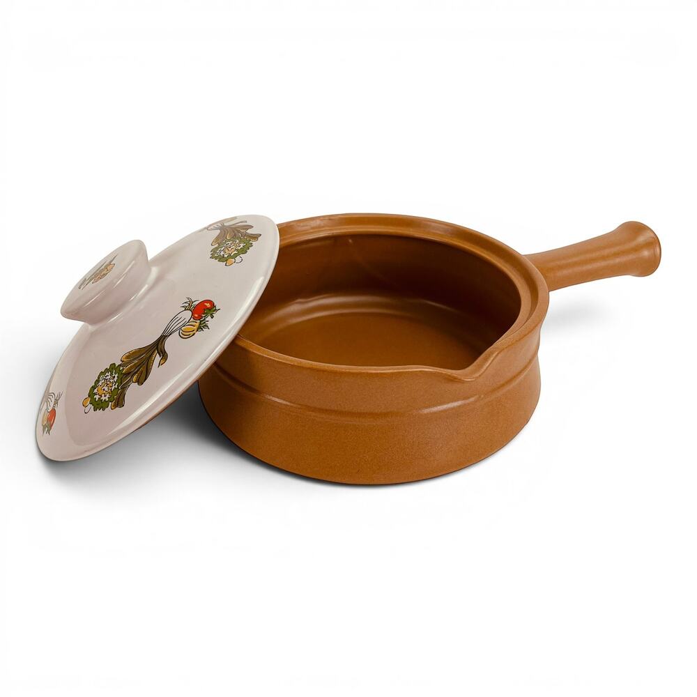 Ceramic French Onion Soup Bowl with Lid and Handle